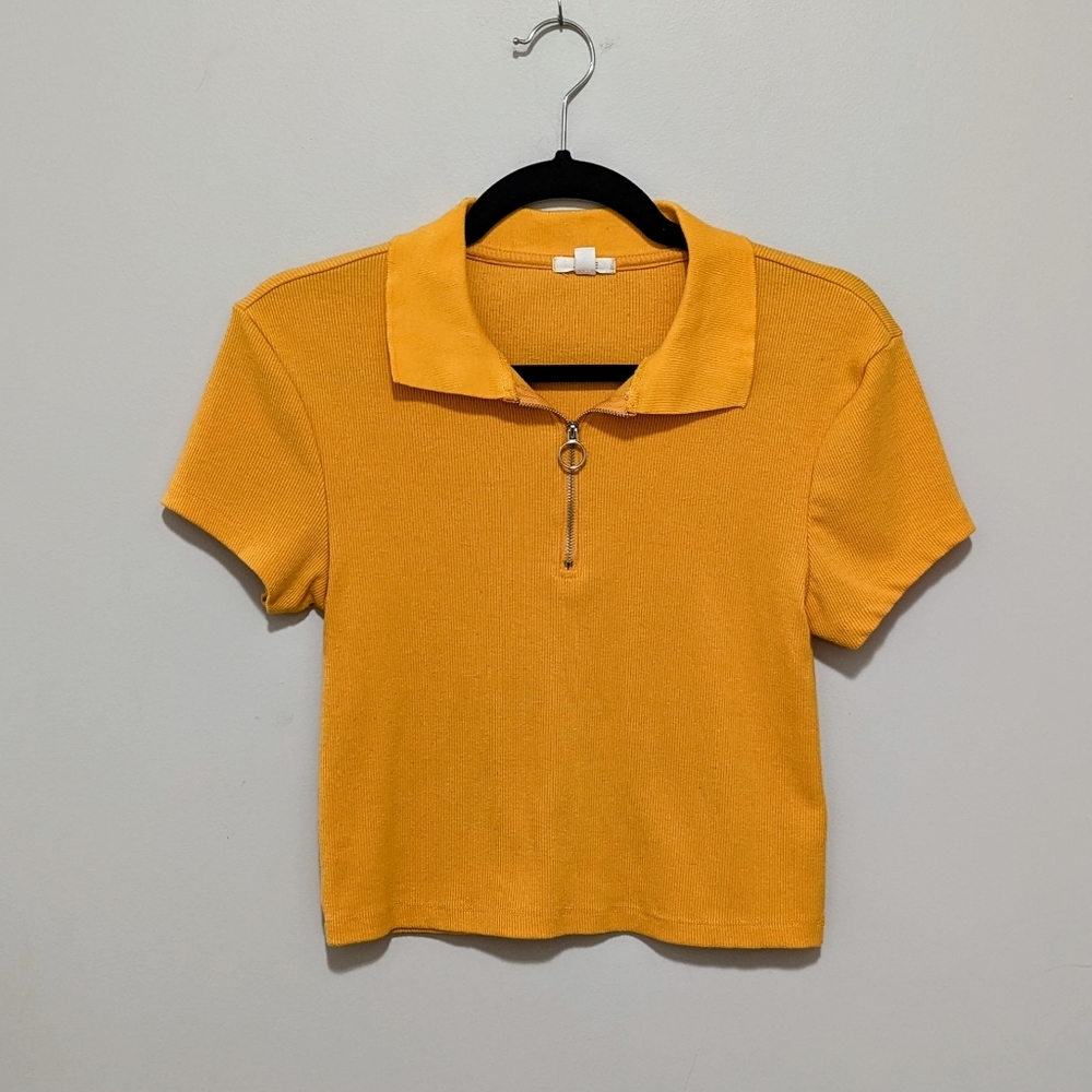 Ribbed crop top
